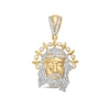 Thumbnail Image 1 of 0.45 CT. T.W. Diamond Jesus with Crown Charm in 10K Gold