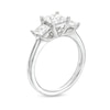 Thumbnail Image 2 of 2.00 CT. T.W. Princess-Cut Diamond Past Present Future® Engagement Ring in 14K White Gold (I/I2)