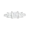 Thumbnail Image 3 of 2.00 CT. T.W. Princess-Cut Diamond Past Present Future® Engagement Ring in 14K White Gold (I/I2)