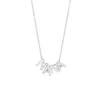 Thumbnail Image 1 of 0.065 CT. T.W. Diamond "N A N A" Charm Necklace in Sterling Silver