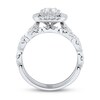 Thumbnail Image 2 of 0.95 CT. T.W. Princess-Cut Diamond Double Frame Marquise Bridal Set in 14K White Gold (I/I2)