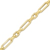 Thumbnail Image 1 of 1.5mm Figaro Chain Bracelet in 18K Gold - 7.25"