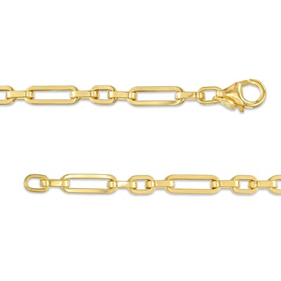 1.5mm Figaro Chain Bracelet in 18K Gold - 7.25"