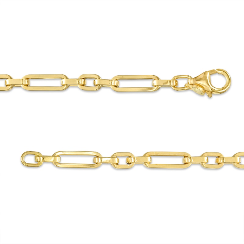 Main Image 3 of 1.5mm Figaro Chain Bracelet in 18K Gold - 7.25"