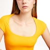 Thumbnail Image 2 of Jade Hoop Earrings with 14K Gold Latch Back