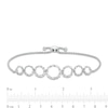 Circle of Gratitude® Collection 0.25 CT. T.W. Diamond Journey Twists Bolo Bracelet in Sterling Silver - 9.5"