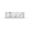 Thumbnail Image 4 of 0.29 CT. T.W. Diamond Slant Row Band in 10K White Gold