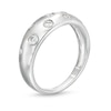Thumbnail Image 3 of 0.23 CT. T.W. Diamond Bubbles Band in 10K White Gold