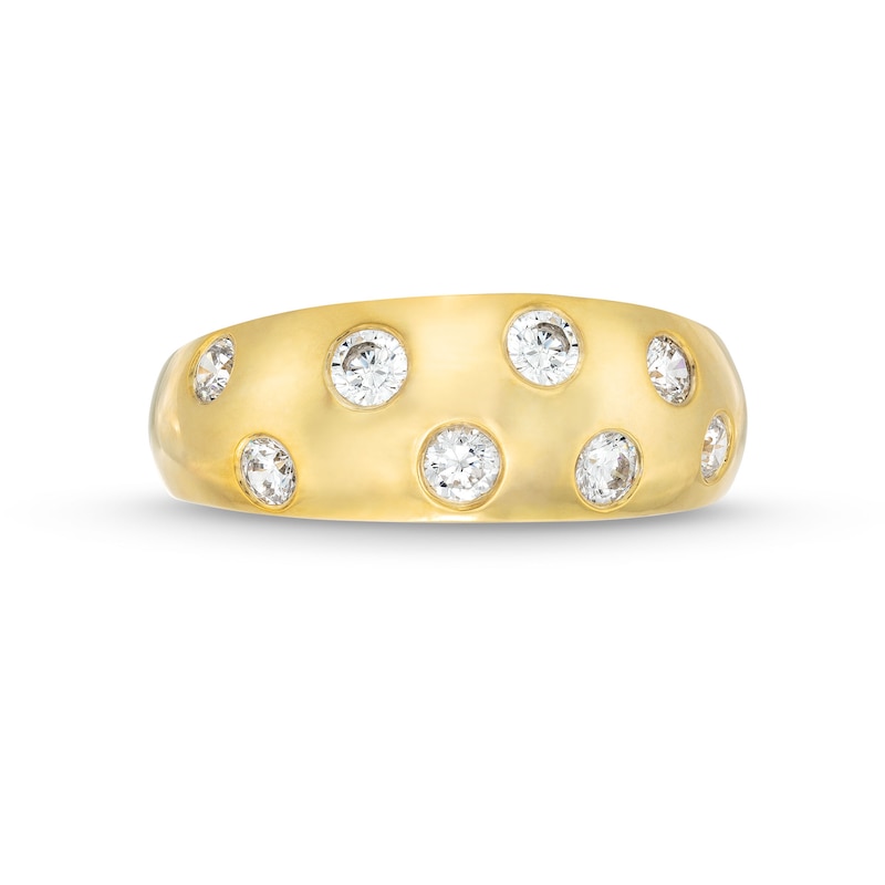 Main Image 4 of 0.45 CT. T.W. Diamond Bubbles Band in 10K Gold
