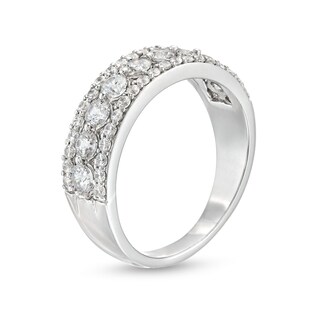0.95 CT. T.W. Diamond Edge Band in 10K Gold