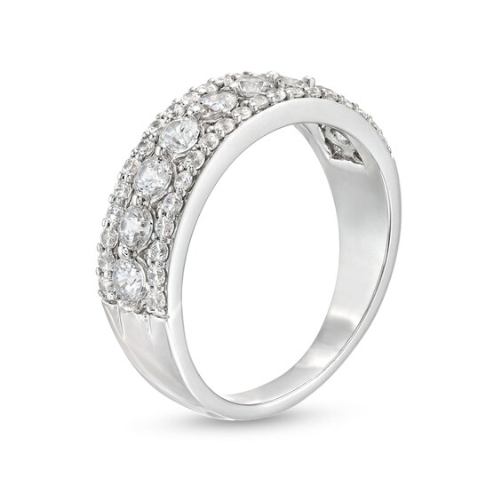 0.95 CT. T.W. Diamond Edge Band in 10K Gold