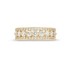 Thumbnail Image 4 of 0.95 CT. T.W. Diamond Edge Band in 10K Gold