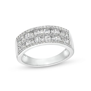 CT. T.W. Diamond Multi-Row Band in 10K Gold