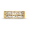 Thumbnail Image 4 of 0.69 CT. T.W. Diamond Multi-Row Band in 10K Gold