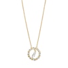 Thumbnail Image 0 of Circle of Gratitude® Collection 0.12 CT. T.W. Diamond Bypass Twist Pendant in 10K Gold