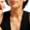 Thumbnail Image 1 of Circle of Gratitude® Collection 0.05 CT. T.W. Diamond Cursive Necklace in Sterling Silver