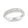 Thumbnail Image 0 of Vera Wang Love Collection 0.58 CT. T.W. Diamond Edge Vintage-Style Wedding Band in 14K White Gold