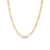 Thumbnail Image 1 of Men's 3.5mm Figaro Chain Necklace in Solid Stainless Steel  with Yellow Ion-Plate - 24"