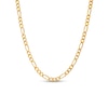 Thumbnail Image 0 of Men's 3.5mm Figaro Chain Necklace in Solid Stainless Steel  with Yellow Ion-Plate - 24"