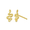 Thumbnail Image 1 of Polished Snake Stud Earrings in 10K Gold