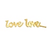 Thumbnail Image 1 of Polished "love" Stud Earrings in 10K Gold