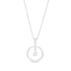 Thumbnail Image 0 of Unstoppable Love™ Diamond Accent Dangle Circle Pendant in Sterling Silver