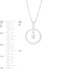 Thumbnail Image 3 of Unstoppable Love™ Diamond Accent Dangle Circle Pendant in Sterling Silver