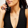 Thumbnail Image 2 of Unstoppable Love™ Diamond Accent Dangle Heart Pendant in Sterling Silver