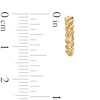 Cascading 13.2mm Hoop Earrings in 10K Gold