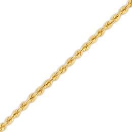 Child's 1.8mm Rope Chain Bracelet in Hollow 10K Gold - 6.0&quot;