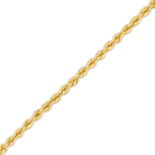 Child's 1.8mm Rope Chain Bracelet in Hollow 10K Gold - 6.0"