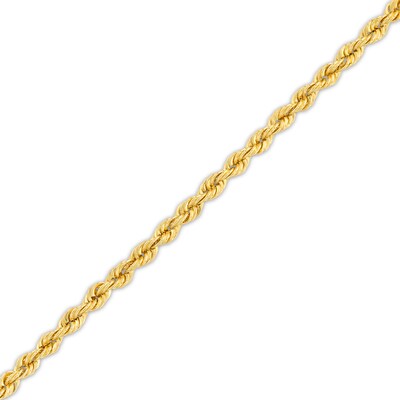 Child's 1.8mm Rope Chain Bracelet in Hollow 10K Gold - 6.0"