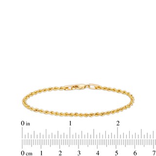 Child's 1.8mm Rope Chain Bracelet in Hollow 10K Gold - 6.0"