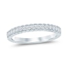 Thumbnail Image 1 of 0.23 CT. T.W. Diamond Lattice-Style Stackable Band in 10K White Gold