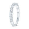 Thumbnail Image 2 of 0.23 CT. T.W. Diamond Lattice-Style Stackable Band in 10K White Gold