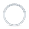 Thumbnail Image 3 of 0.23 CT. T.W. Diamond Lattice-Style Stackable Band in 10K White Gold