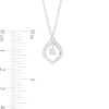 Thumbnail Image 2 of Unstoppable Love™ Diamond Accent Dangle Flame Pendant in Sterling Silver