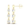 Thumbnail Image 1 of 1.00 CT. T.W. Canadian Certified Diamond Linear Trio Tension-Set Drop Earrings in 14K Gold (I/I2)