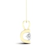 Thumbnail Image 2 of 0.50 CT. Canadian Certified Diamond Solitaire Tension-Set Pendant in 14K Gold (I/I2) - 17"