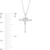 Thumbnail Image 2 of Diamond Accent Miracle Heart Cross Pendant in Sterling Silver