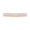 Thumbnail Image 4 of 0.23 CT. T.W. Diamond Lattice-Style Stackable Band in 10K Rose Gold