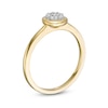 Thumbnail Image 3 of 0.065 CT. T.W. Multi-Diamond Bezel Promise Ring in 10K Gold