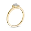 Thumbnail Image 2 of 0.065 CT. T.W. Multi-Diamond Bezel Promise Ring in 10K Gold