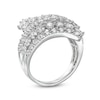 Thumbnail Image 2 of 3.00 CT. T.W. Diamond Multi-Row Bypass Ring in 10K White Gold