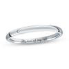 Thumbnail Image 1 of 2.0mm Engravable Comfort-Fit Wedding Band in 14K White Gold (1 Finish and Line)