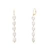 Thumbnail Image 1 of Baroque Freshwater Cultured Pearl Dangle Drop Earrings in 10K Gold