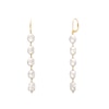 Thumbnail Image 0 of Baroque Cultured Freshwater Pearl Dangle Drop Earrings in 10K Gold