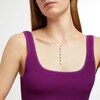 6.0-7.0mm Baroque Freshwater Cultured Pearl Dangle Drop Pendant in 10K Gold