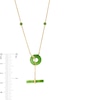 Thumbnail Image 4 of Jade Toggle Necklace in 14K Gold