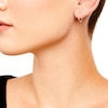 Thumbnail Image 2 of Pentagon-Shaped 16.0mm Hoop Earrings in 14K Gold